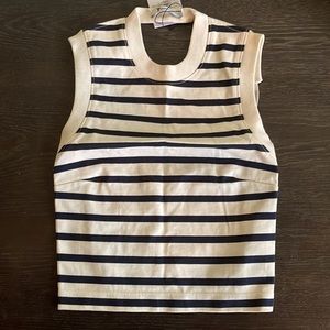 NWT t by Alexander Wang backless crop top